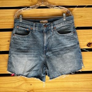 Madewell Relaxed Denim Shorts (size 29)